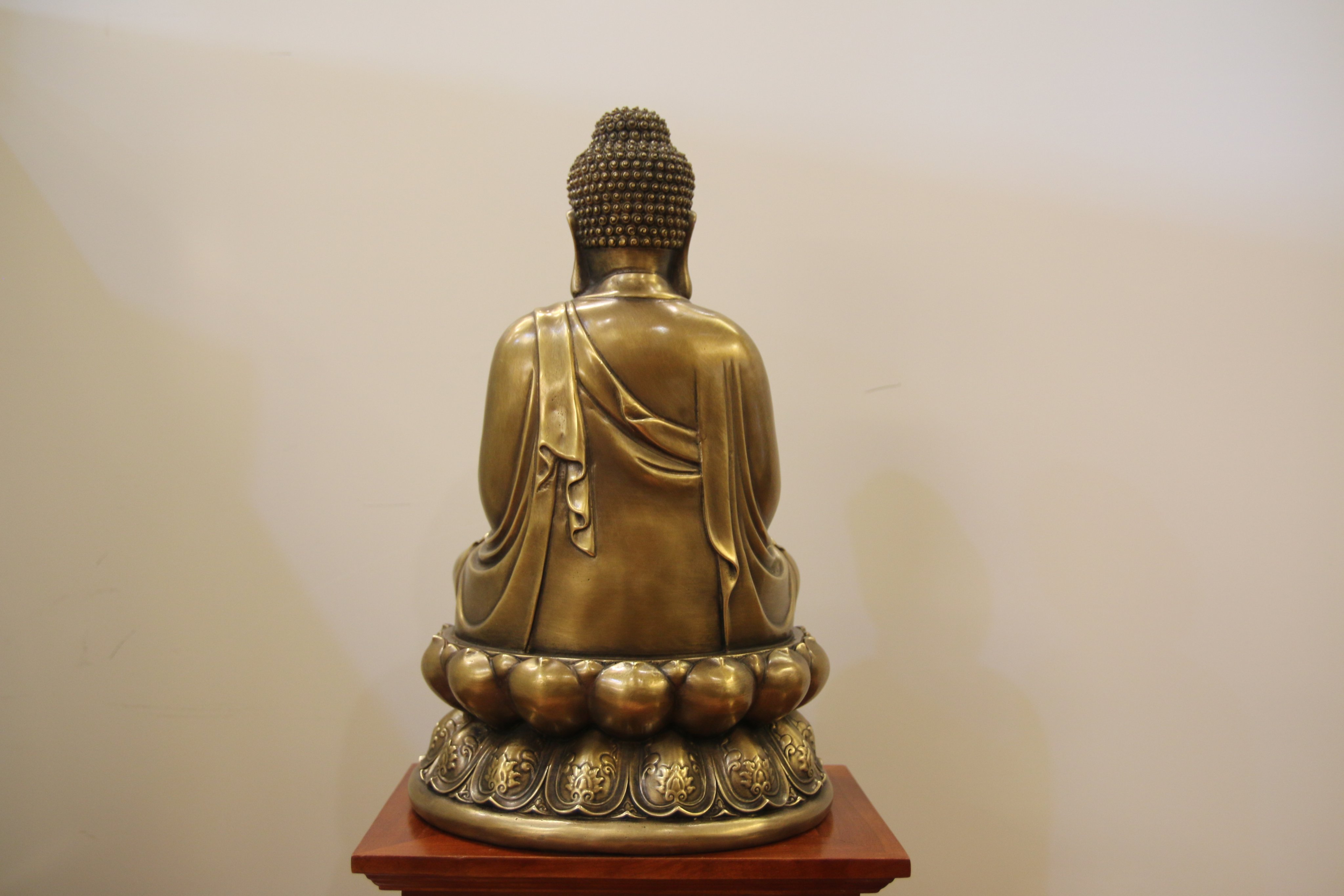 Tượng Phật A Di Đà Cao 48cm Bằng Đồng