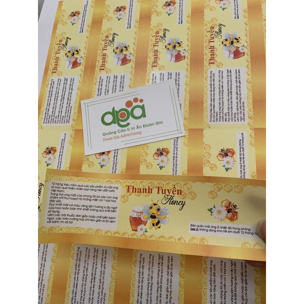 In Decal Sữa chống nước - dán - cắt sẳn theo yêu cầu A3 - đẹp - nhanh - rẻ