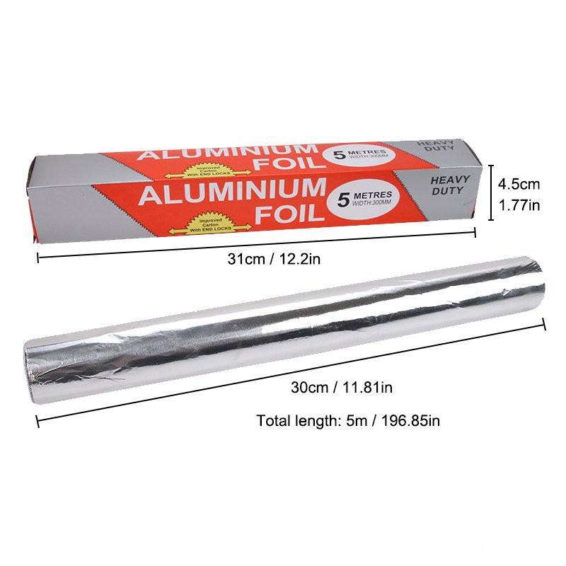 Cuộn Giấy Bạc Nước Đồ Ăn ALUMINIUM 5 Mét