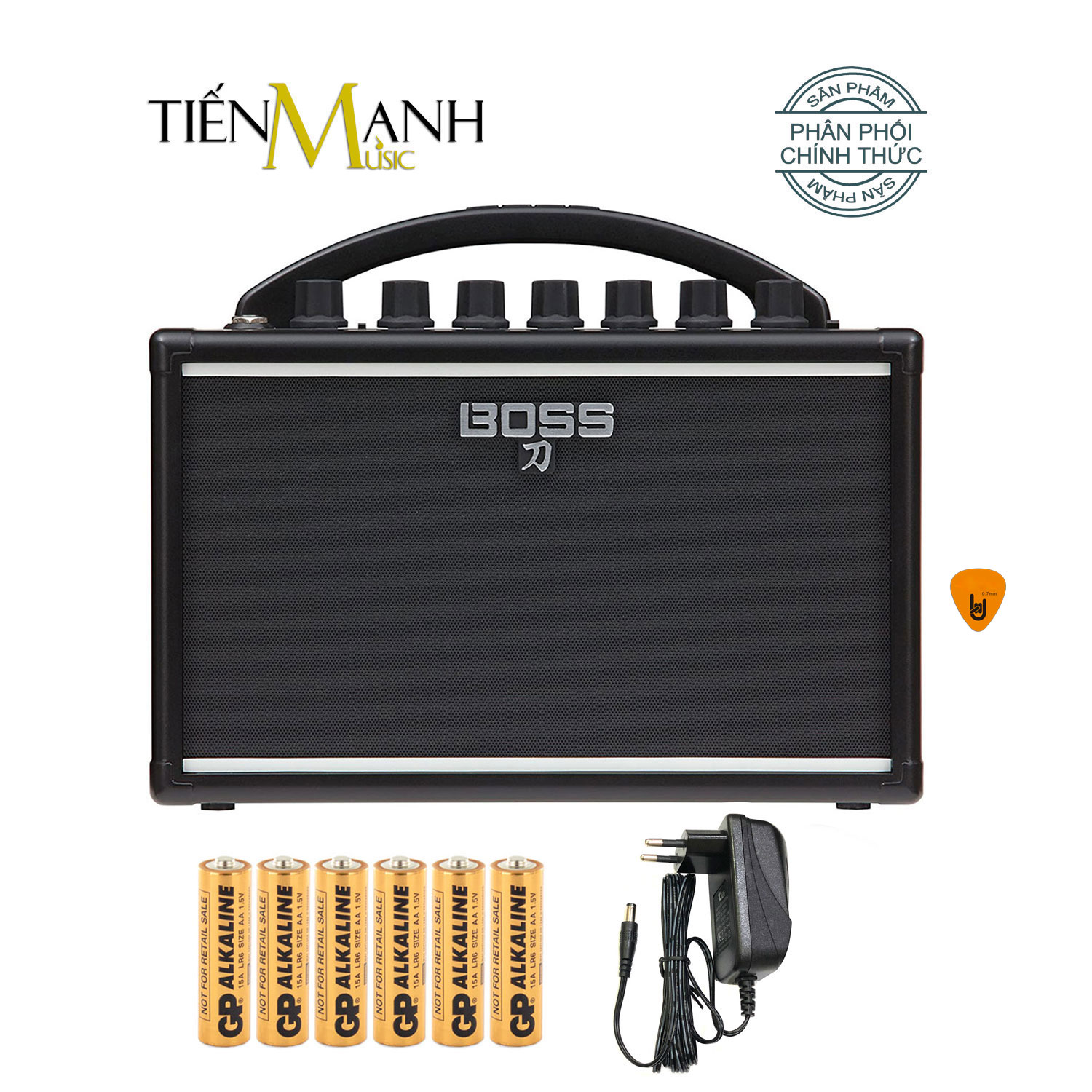 Amply Boss Katana KTN Mini Ampli Loa Đàn Guitar Điện Combo Amplifier Electric Compact Hàng Chính Hãng - Kèm Móng Gẩy DreamMaker