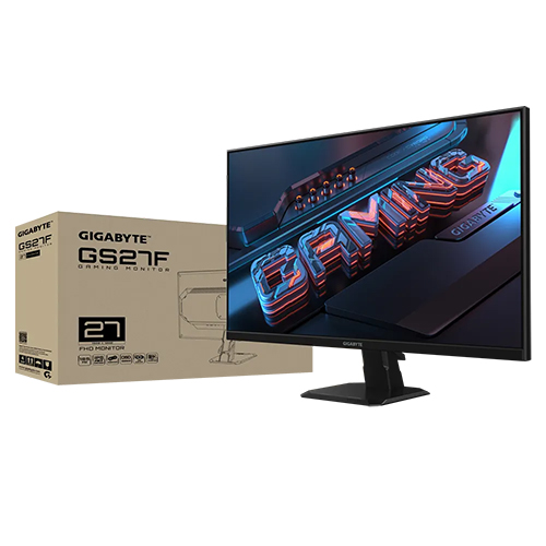 Màn hình LCD Gigabyte GS27F (27 inch IPS/ 1920 x 1080/ 300 cd/m2/ 1ms/ 165Hz) - Hàng Chính Hãng