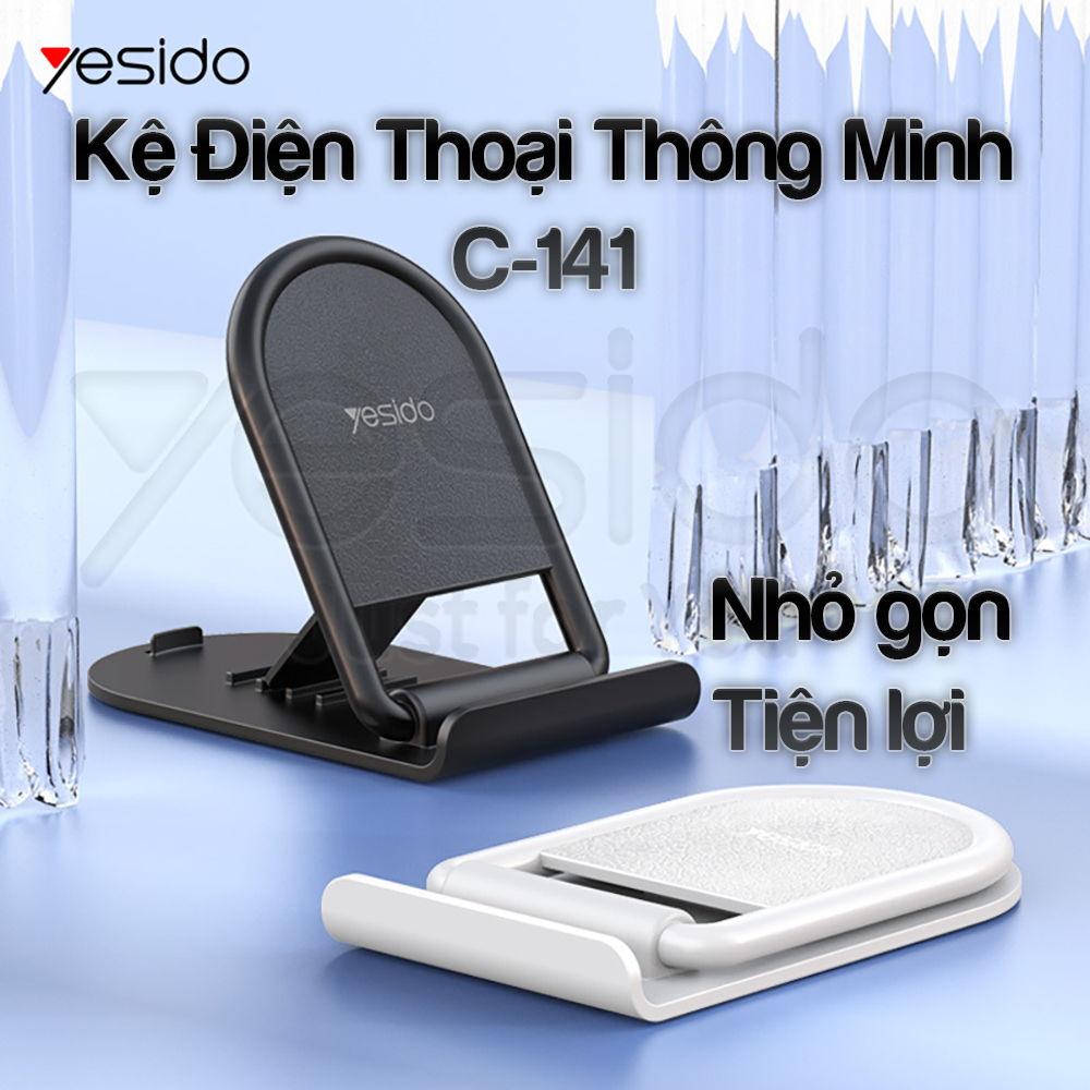 Giá đỡ Điện thoại Để bàn để Giường Có thể Gấp gọn rất tiện lợi Mã C-141 Hàng CHính Hãng