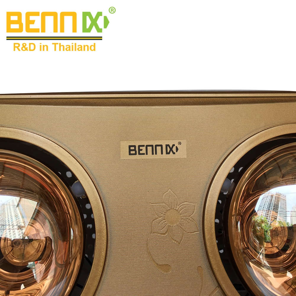 Đèn sưởi nhà tắm Bennix 2 bóng BN-2G - Hàng chính hãng