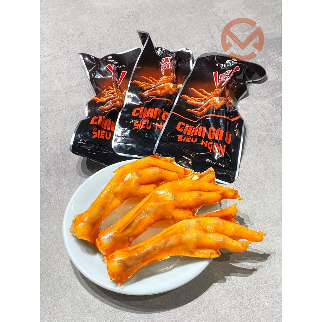 Chân Gà Cay Hơn Ủ Gia Vị CM Food - Túi 30 Chiếc - 40gr/Chiếc