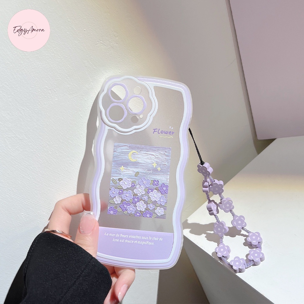 Ốp lưng Iphone chống sốc hình hoa tím dành cho Iphone 11 / Phone 11 Pro / Iphone 11 Pro Max / Iphone 12 / Iphone 12 Pro / Iphone 12 Pro Max / Iphone 13 / Iphone 13 Pro / IPhone 13 Pro Max / Iphone 14/ Iphone 14 Pro / Iphone 14 Pro Max