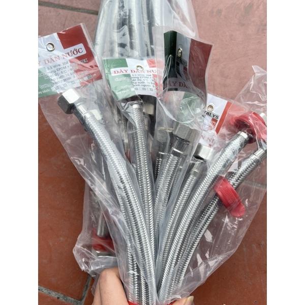 Dây cấp nước nóng lạnh inox SUS 304 bảo hành 12 tháng