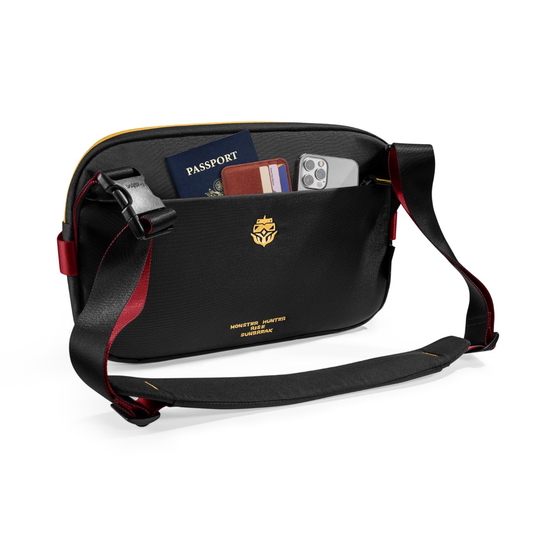 TÚI ĐEO CHÉO TOMTOC (USA) MONSTER HUNTER ROYAL ORDER-THEMED EDC SLING BAG M, 11-INCH – H02B4S1 - Hàng Chính Hãng