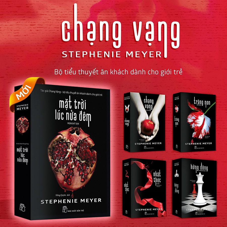 Hộp Trọn Bộ Chạng Vạng : Chạng Vạng + Trăng Non + Nhật Thực + Hừng Đông Và Mặt Trời Lúc Nửa Đêm