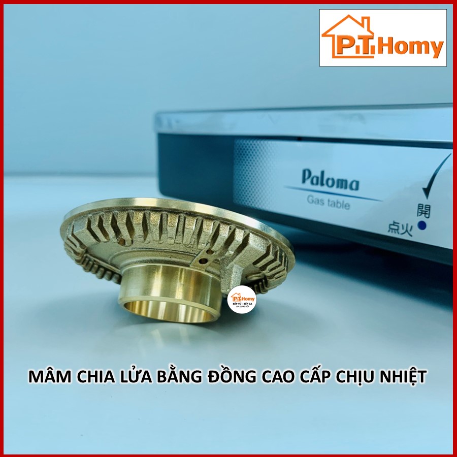 Bếp gas đơn nội địa Nhật cao cấp Paloma PA-E18S, 1 lò nấu, nhỏ gọn phù hợp phòng nhỏ, nấu 1-4 người, dùng bình gas 12kg - Hàng chính hãng - hàng nhập khẩu