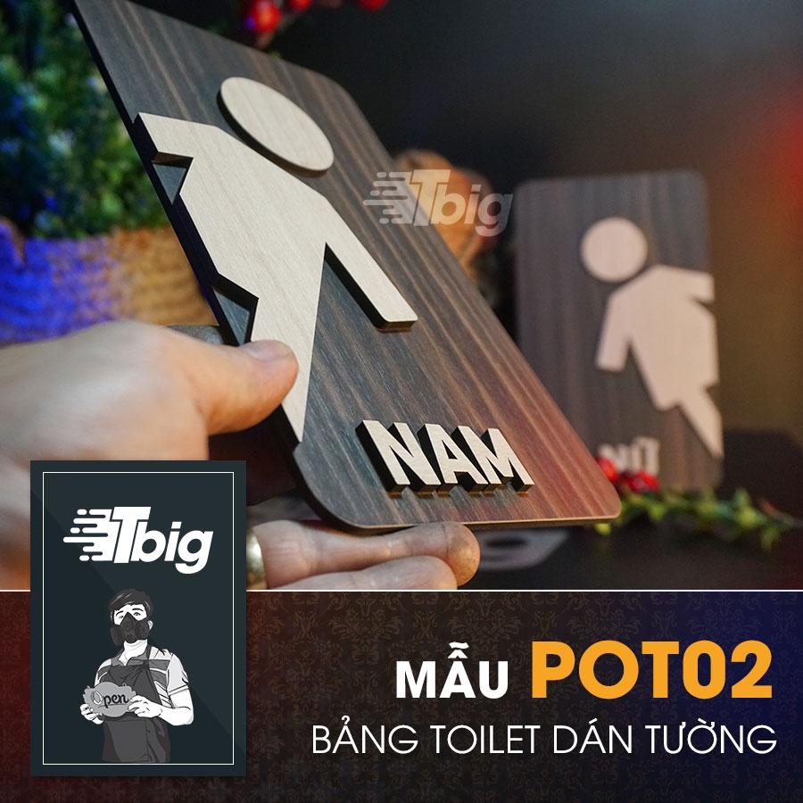 Bảng toilet gỗ dán cửa phòng vệ sinh Đẹp - Rẻ - Chất lượng