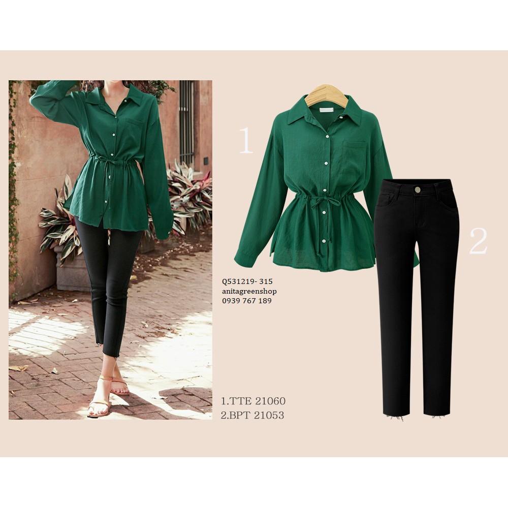 Q531219 ÁO SƠ MI NỮ BO EO