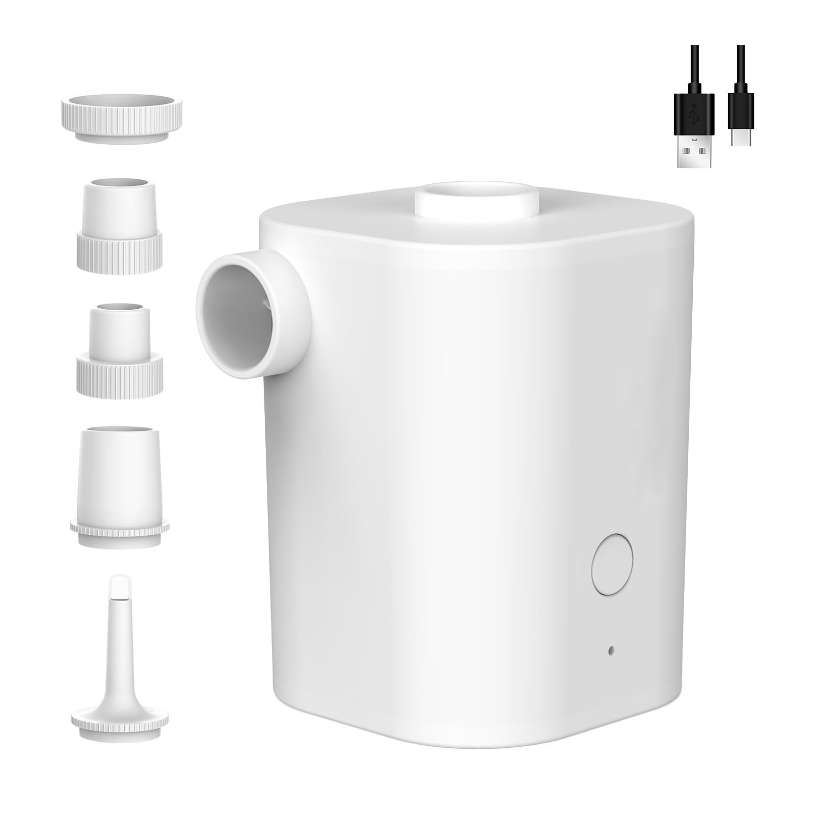 Máy Bơm Không Khí Điện Với 5 Vòi Usb Với Pin 2500Mah