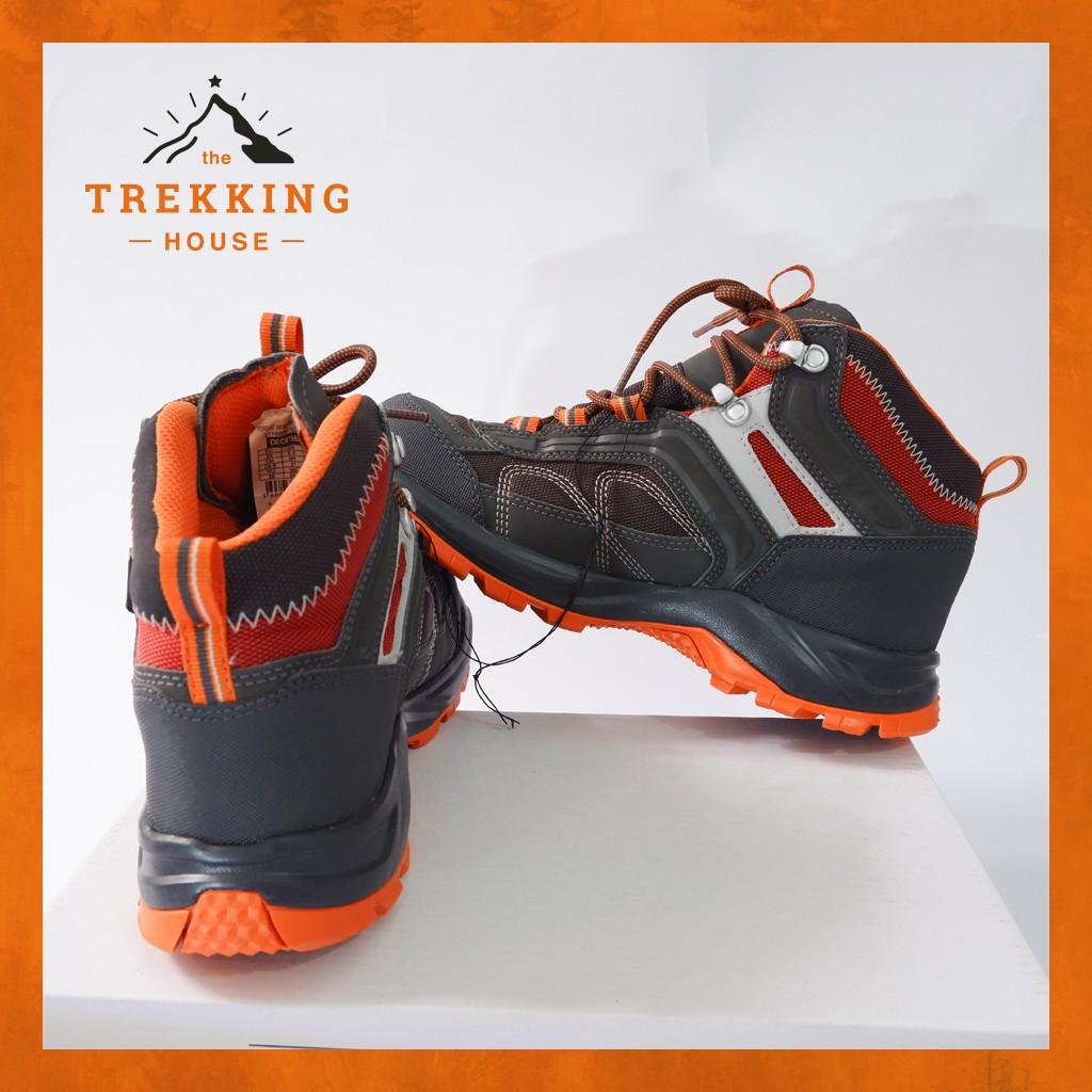 Giày leo núi trekking cổ lửng Quechua chống thấm nước, giày phượt dã ngoại outdoor