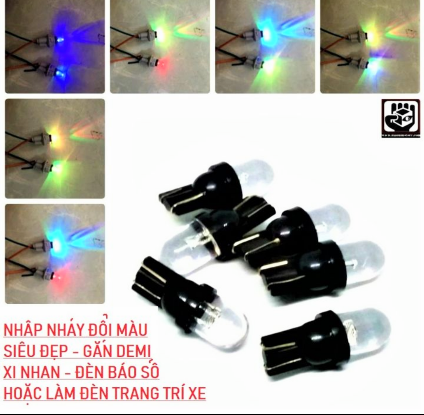 SIÊU COMBO 4 BÓNG ĐÈN XIN NHAN XE MÁY XE HƠI ÔTÔ NHẤP NHÁY NHIỀU MÀU SẮC CỰC ĐẸP MẪU MỚI HÀNG CHUẨN GIÁ RẺ