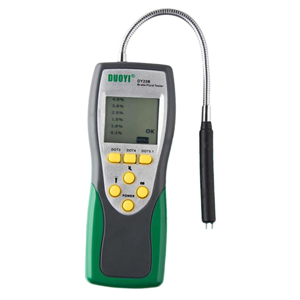Auto Brake Fluid Tester Oil Moisture Water Detection Testing DOT3 DOT4 DOT5