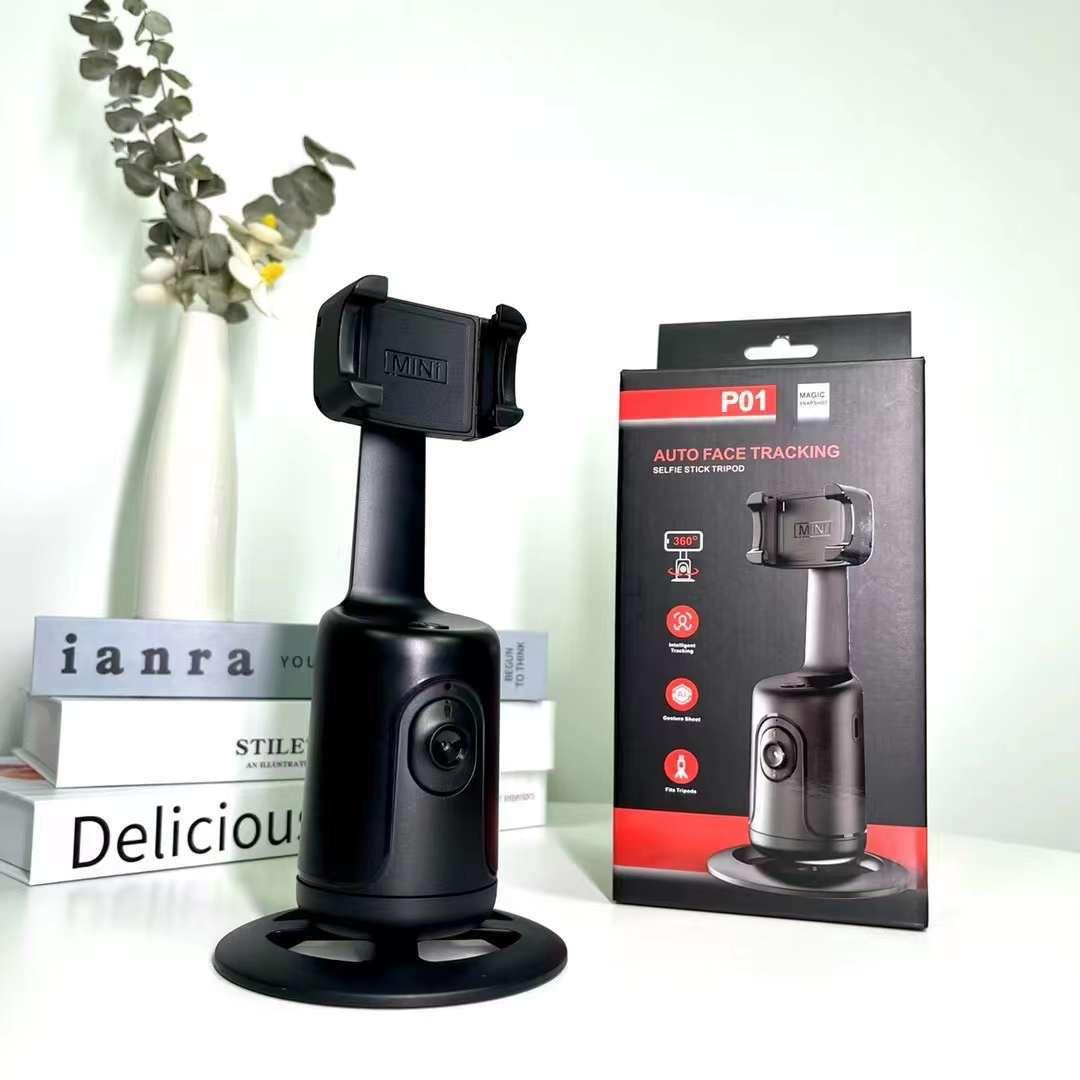 Phong cách mới nhất của theo dõi điện thoại di động khung gimbal nhận dạng khuôn mặt thông minh P01 ổn định chụp ảnh trực tiếp thanh toán theo dõi tự động mà không cần APP