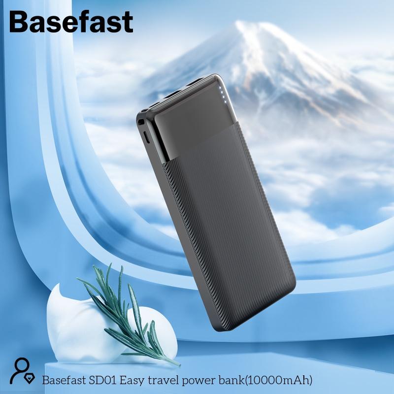 Sạc dự phòng Chính Hãng Basefast SD01 - Pin dung lượng 10000mAh , 20000mAh sạc nhanh cho Smartphone - Hàng Chính Hãng