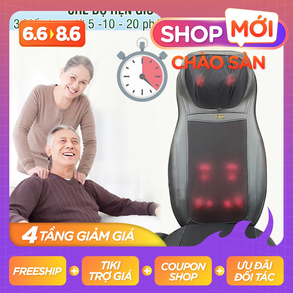 ghế massage ô tô aYosun - 888A5Pro