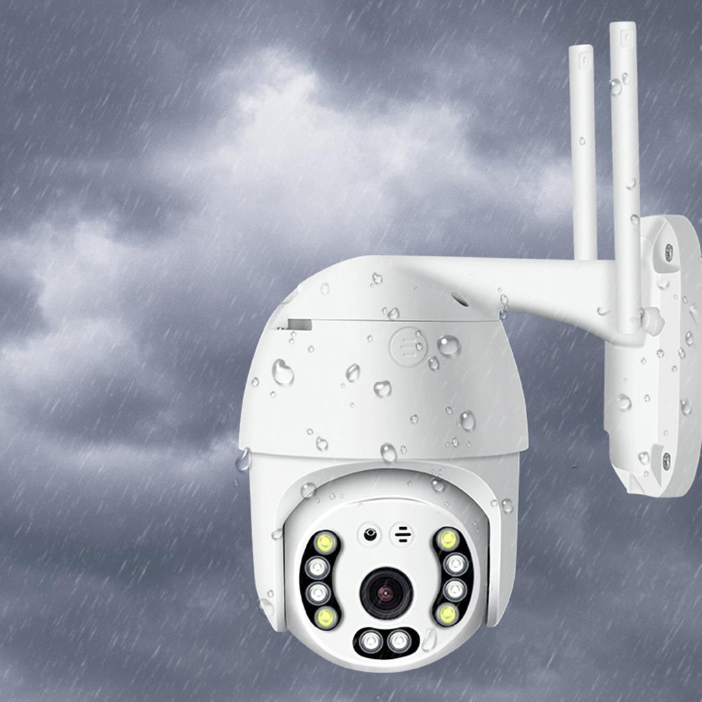 CP08-10 HD 1080P WiFi P2P PTZ IP CCTV Security Outdoor Dome Pan Tilt Surveillance Camera Cruise Video Two Way Audio Motion Detection Motion Alarm