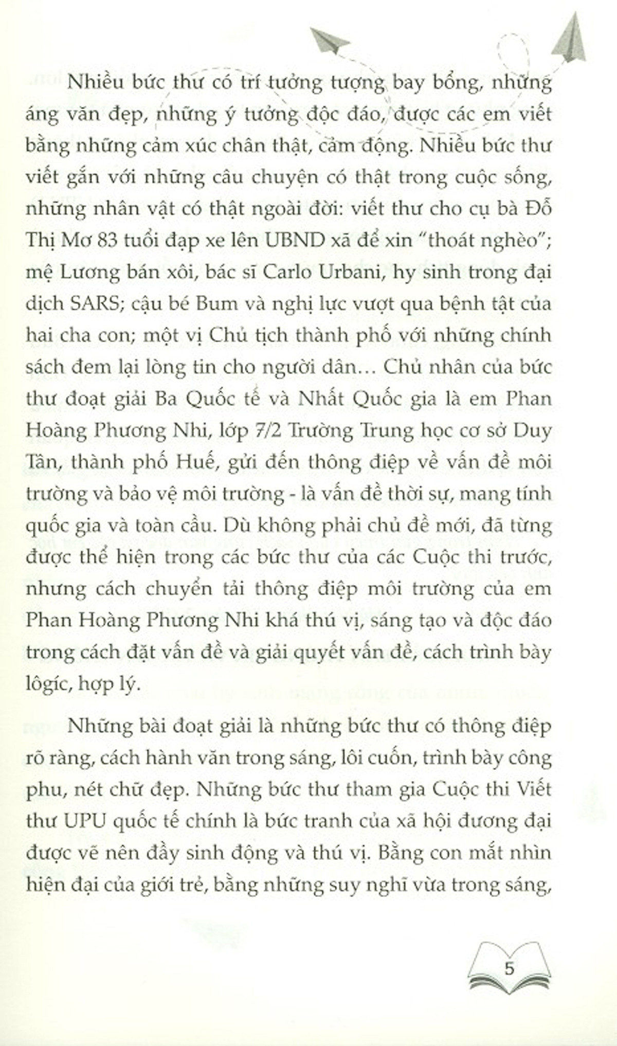 Thông Điệp Trẻ Gửi Người Lớn Về Thế Giới Chúng Ta Đang Sống - Những Bức Thư Đoạt Giải Cuộc Thi Viết Thư Quốc Tế Upu Lần Thứ 49 ( Bc)