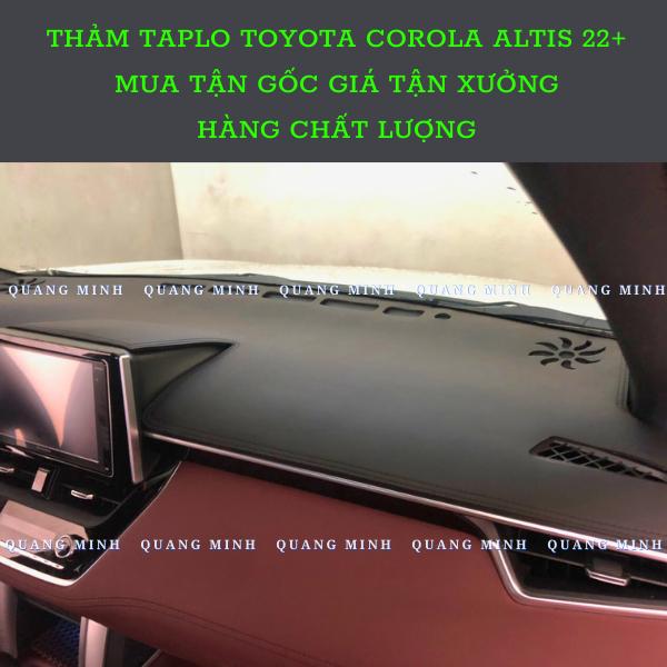 THẢM TAPLO CAO CẤP XE TOYOTA ALTIS 2022+