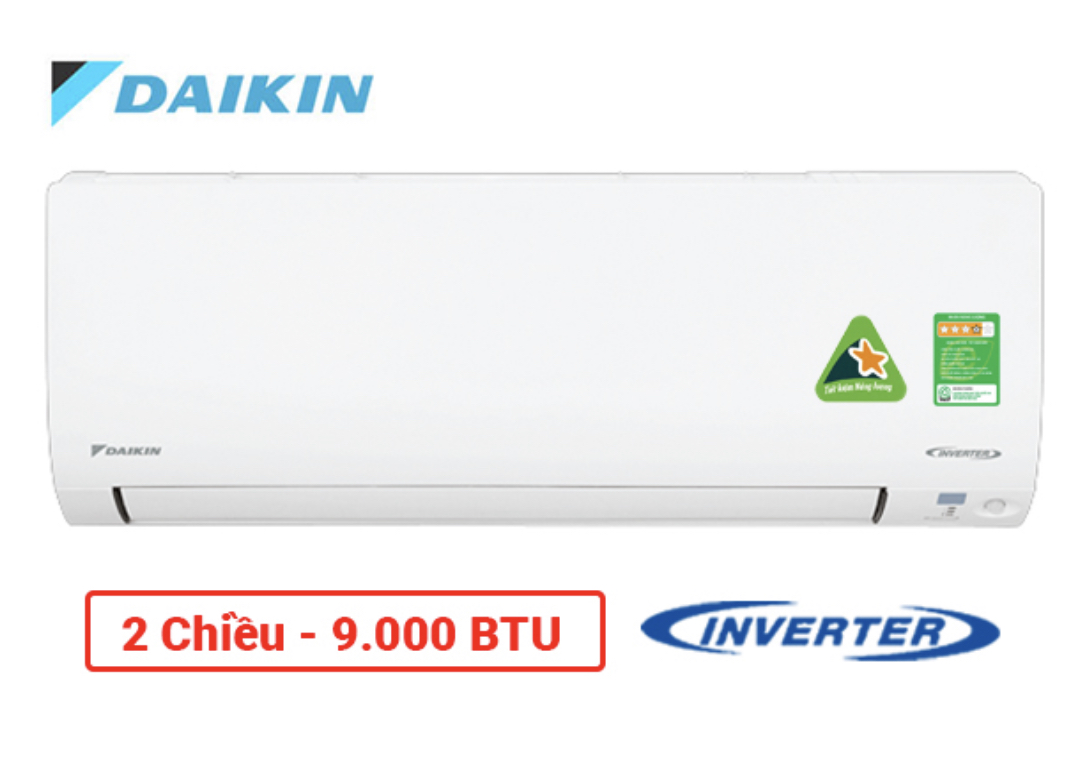 Điều hòa Daikin 9000BTU Inverter FTHF25VAVMV(2 chiều) - Chỉ giao HN