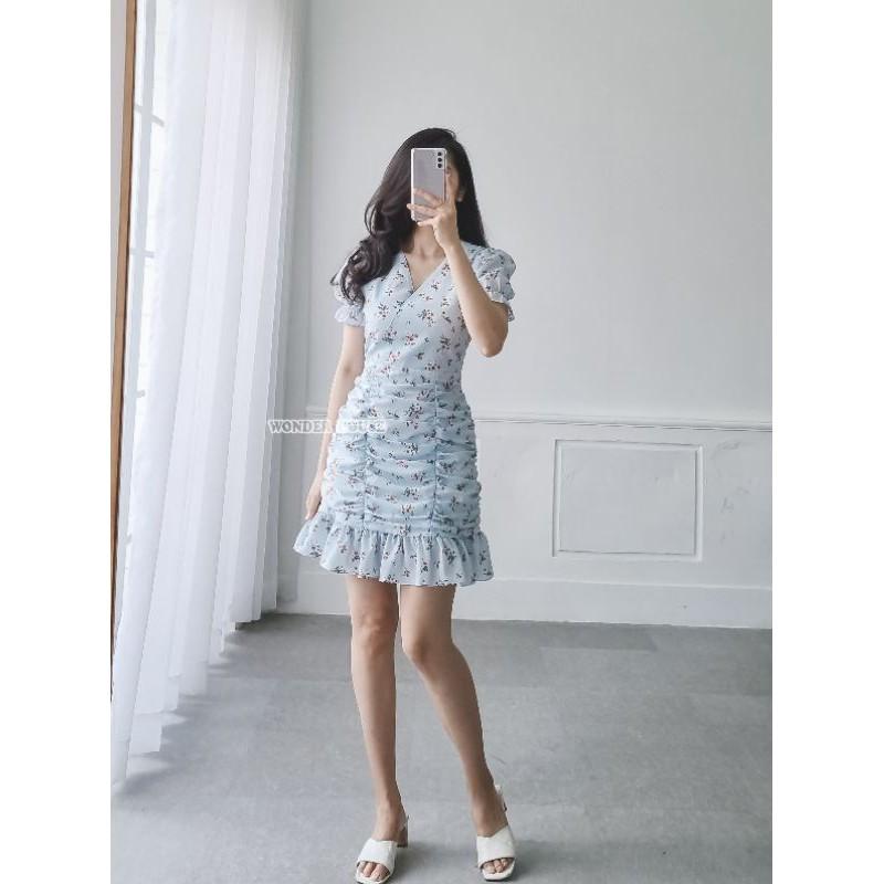 Đầm WONDERHOUSE bèo nhún thân