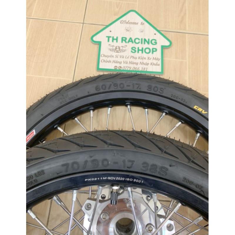 BÁNH CĂM CHO XE EXCITER 150 NIỀNG NHÔM YOKO VỎ RUỘT CRV THÁI LAN GẮN VỪA NHƯ ZIN KHÔNG CHẾ ĐÃ RÚT CĂM VÔ VỎ RUỘT