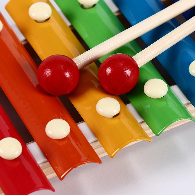 Đồ chơi gỗ cho bé gái bé trai đàn xylophone an toàn thông minh trí tuệ đồ chơi giáo dục