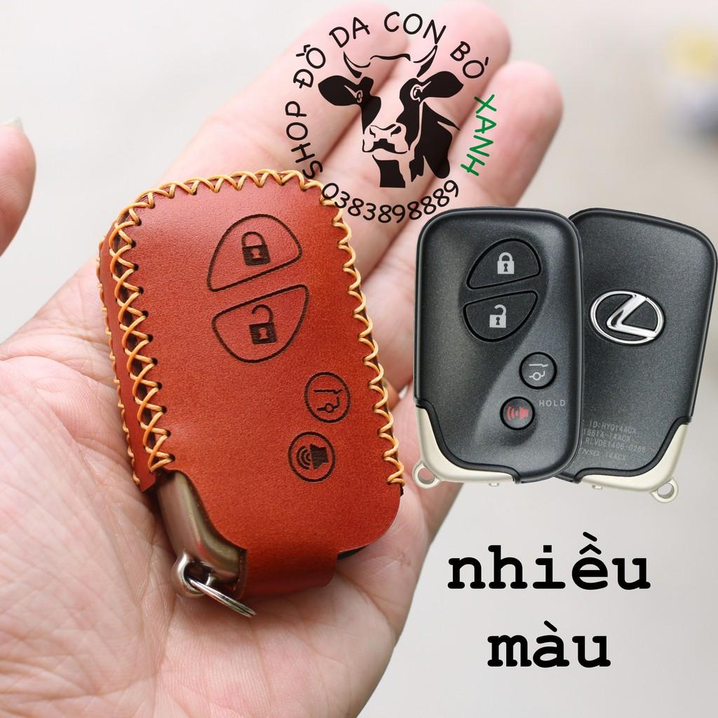 Bao da dành cho chìa khoá Lexus handmade da thật 001