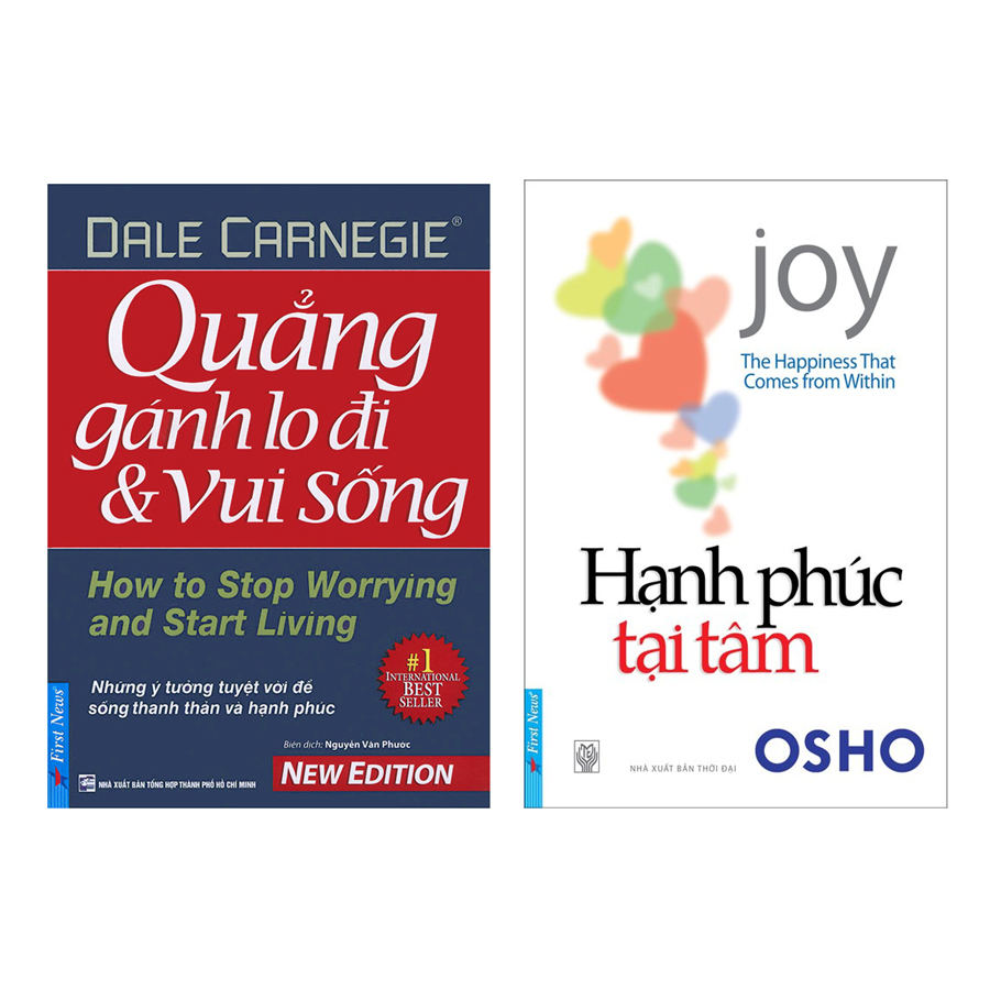 Combo Hạnh Phúc Tại Tâm + Quẳng Gánh Lo Đi Và Vui Sống