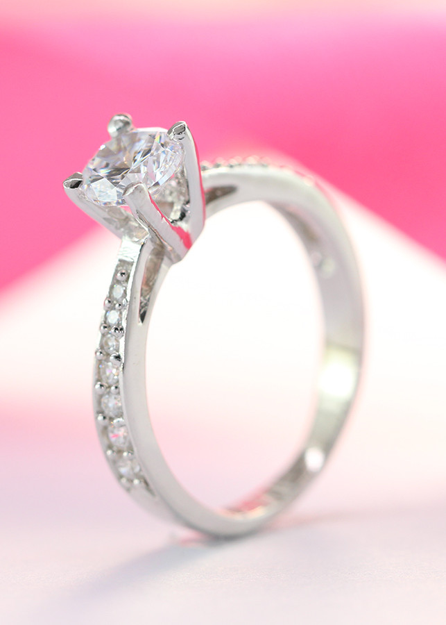 Nhẫn bạc nữ đẹp đính đá cao cấp tinh tế NN0220