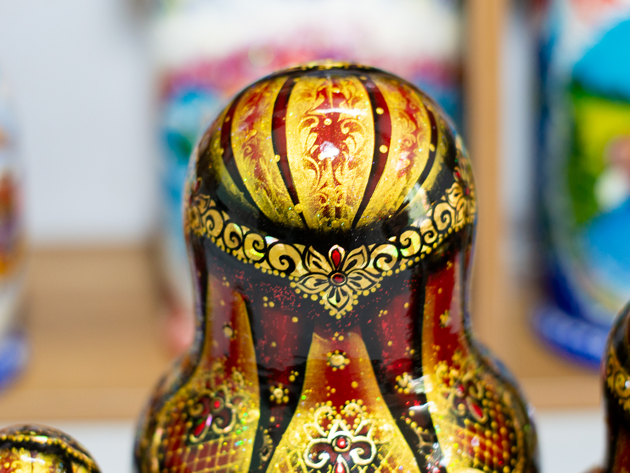 BỘ BÚP BÊ NGA MATRYOSHKA 10 LỚP CAO 22CM VẼ HOA VĂN "CHUYỆN CỔ TÍCH PUSHKIN" CỰC ĐẸP VÀ SANG TRỌNG ĐỘC ĐÁO