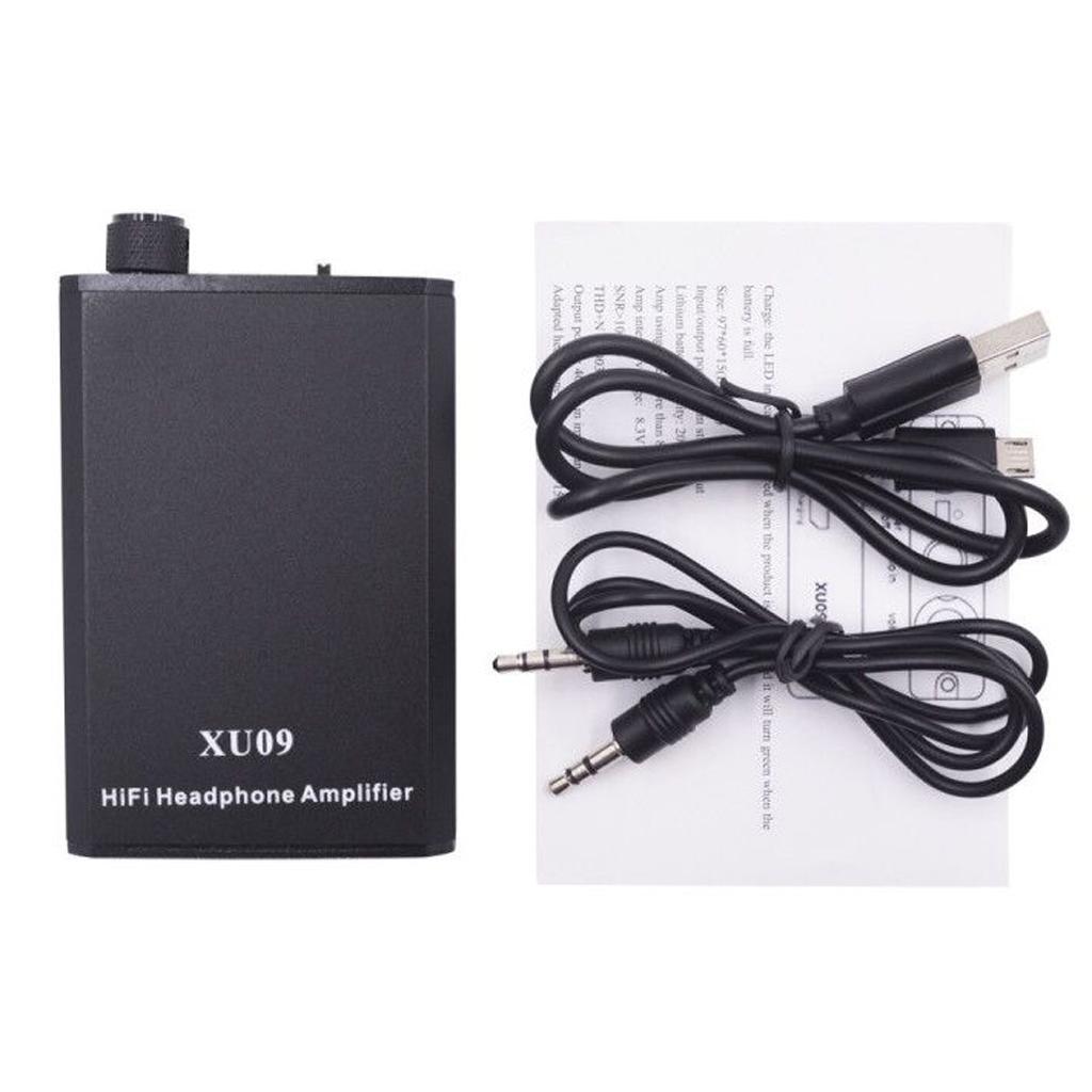 Portable Headphone Amplifier HIFI Digital Stereo Audio AMP with USB Cable