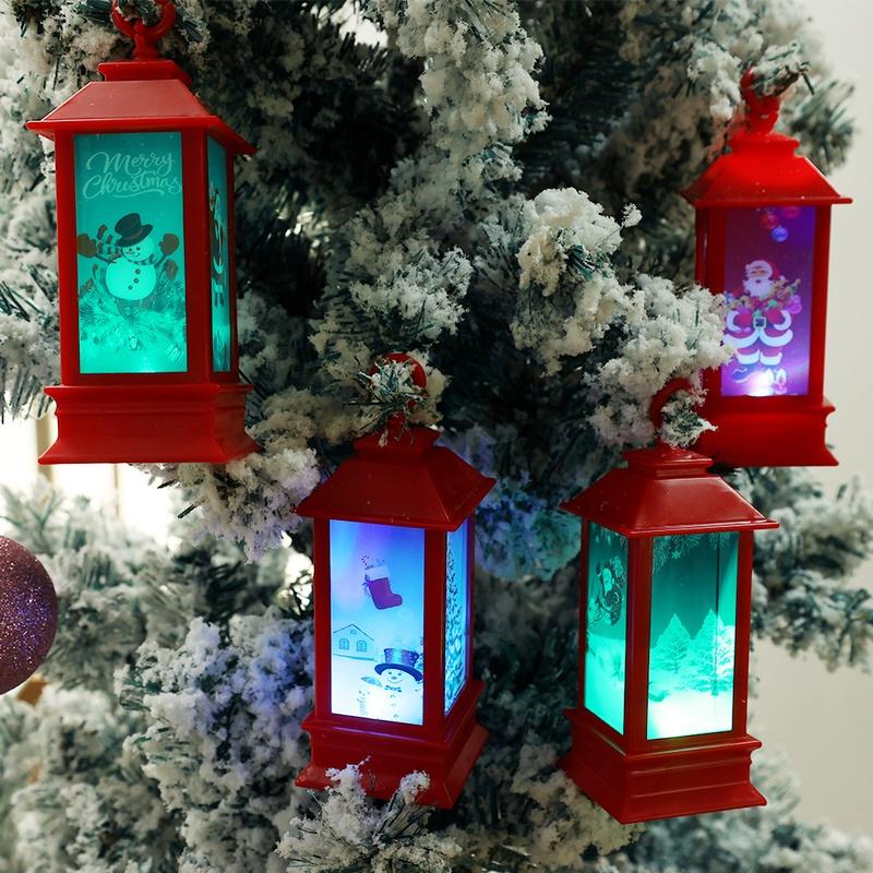 Đèn LED trang trí giáng sinh hình ông già Noel/người tuyết/tuần lộc