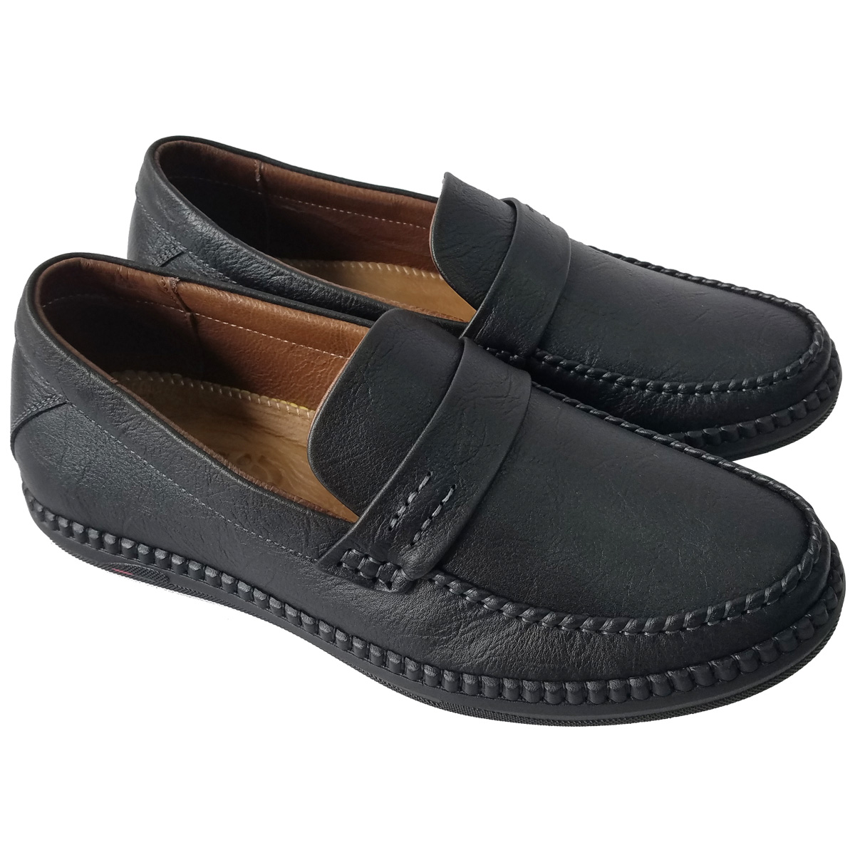 Giày Mọi Nam Da Bò Thật BIGGBEN Cao Cấp GM326