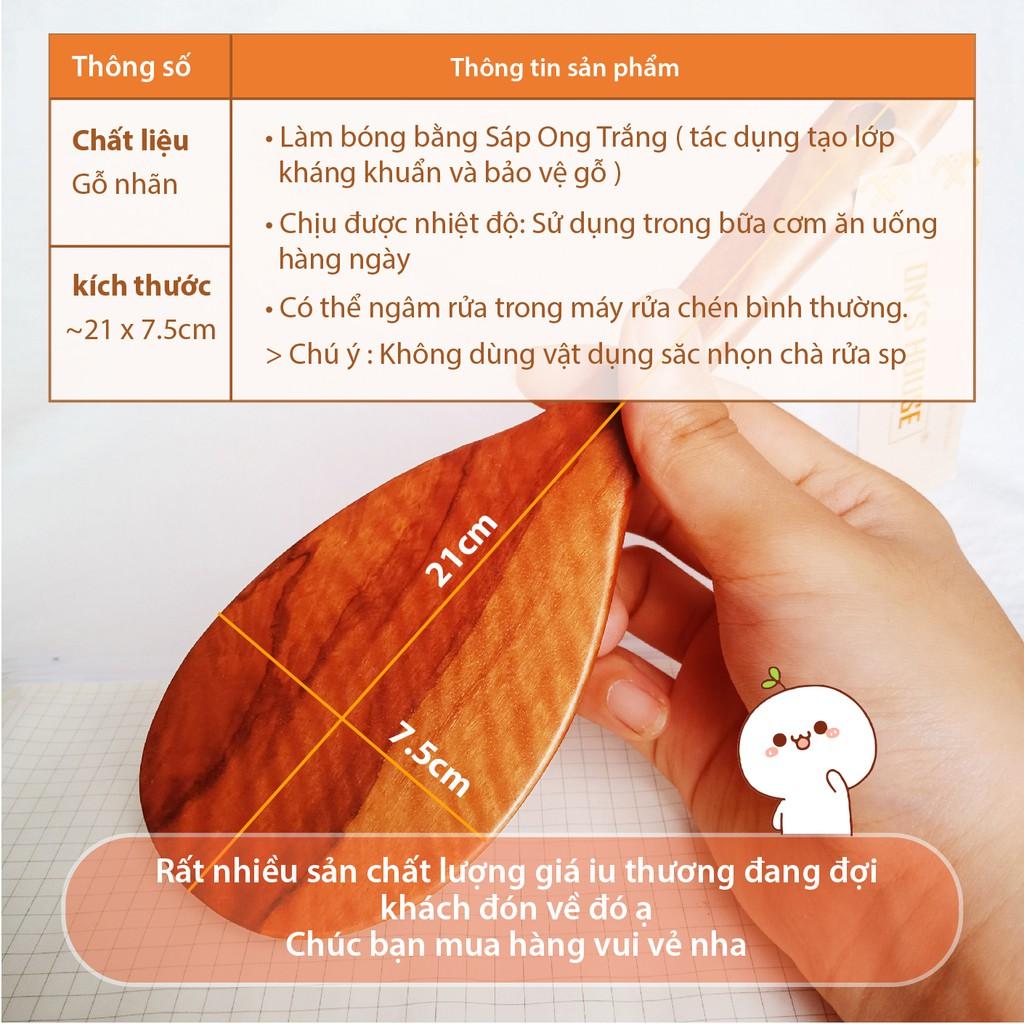 Muôi Múc Cơm Gỗ Tiện Lợi Bền Đẹp - Hàng Chính Hãng