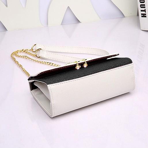 Túi Đeo Chéo Đính Thiên Nga Màu Đen