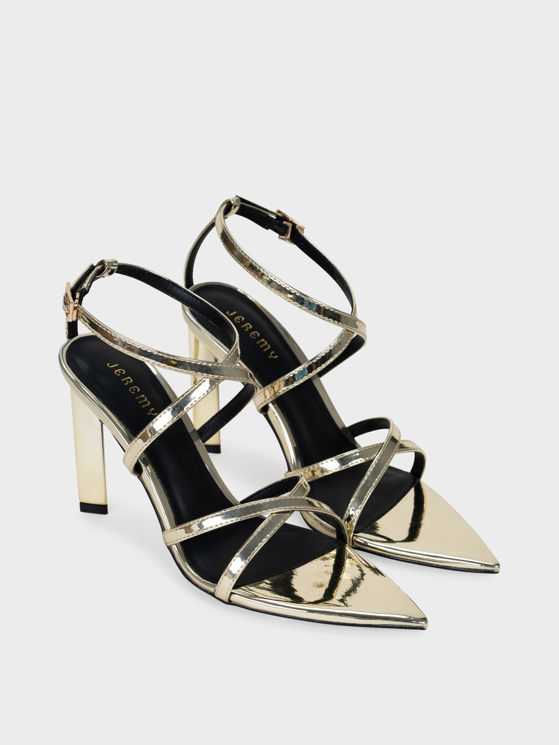 Giày Sandal nữ mũi nhọn quai đan chéo JEREMY SN0009