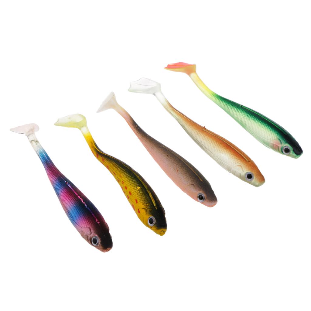 5pcs Soft Fishing Lure Fishing Baits   Simulation   Swimbait
