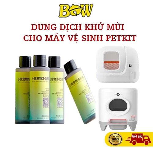 Dung dịch khử mùi thú cưng cho máy vệ sinh tự động Petkit Pura X, Petkit Pura Max