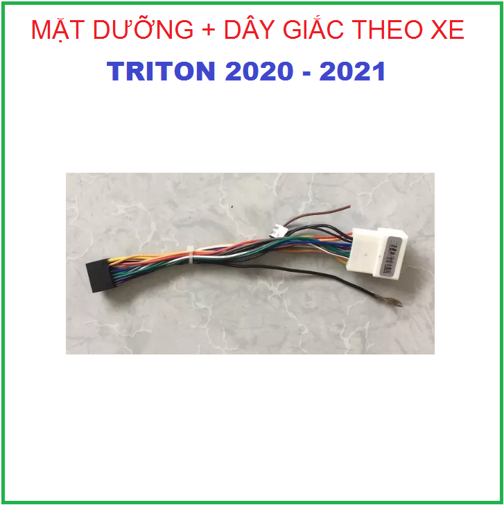 MẶT DƯỠNG  TRI-TON đời 2020-2021 có dây giắc theo xe,khung dưỡng theo xe TRI.TON lắp màn 9in.