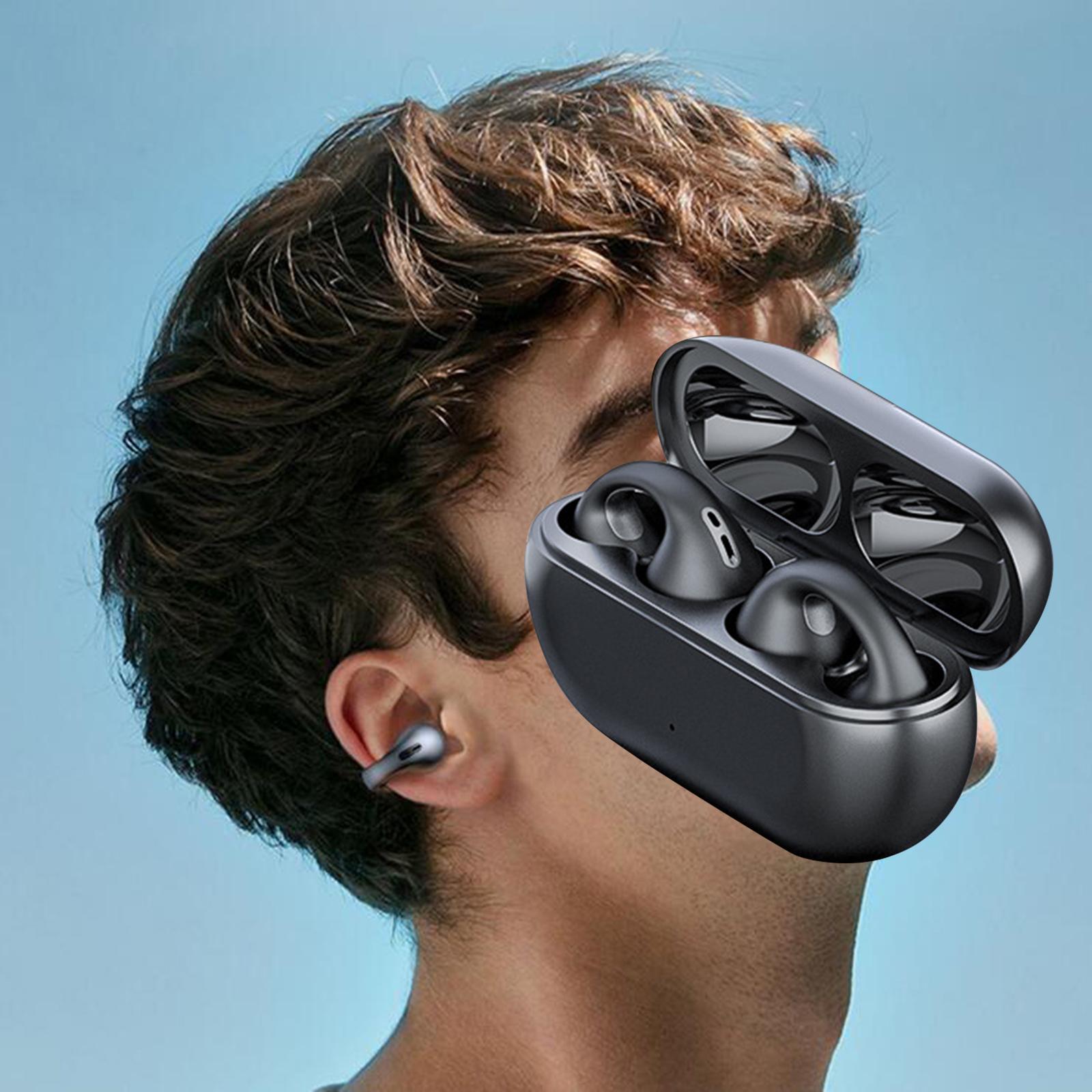 Ear Clip Wireless Earphones Low Latency Noise Reduction for Running Sports