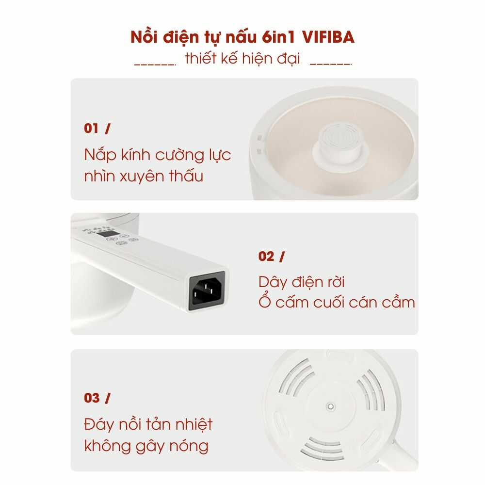 Nồi lẩu điện đa năng cao cấp 6IN1 chống dính kèm xửng hấp Homea2z, nồi hấp điện, chảo điện thông minh 2 tầng siêu tốc