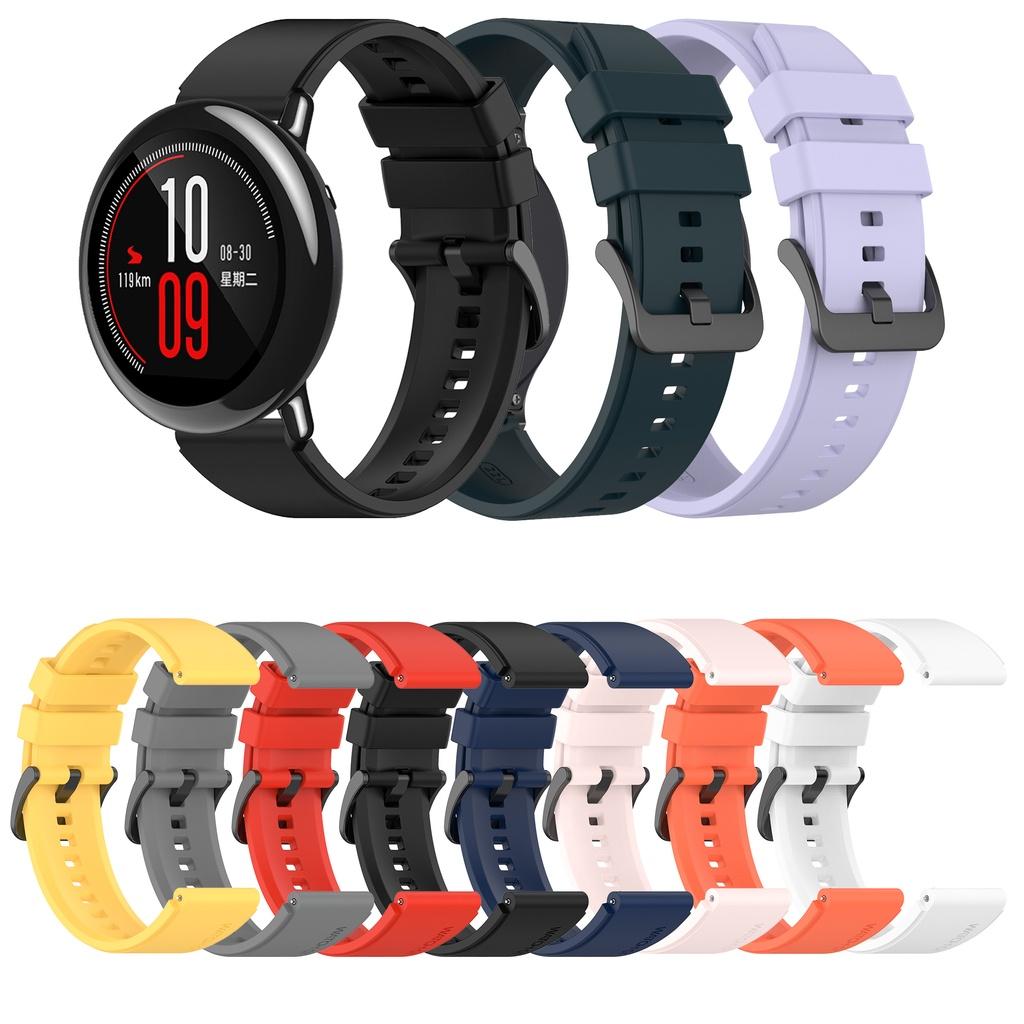 Dây Đeo Silicon 22mm Cho Đồng Hồ Thông Minh Huami Amazfit Stratos 2 2s 3 Pace