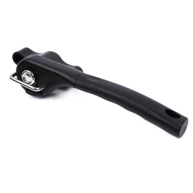 AA Can Opener, Portable Multifunctional Stainless Steel Cap Lifter for Bottle Cans, Black/Red