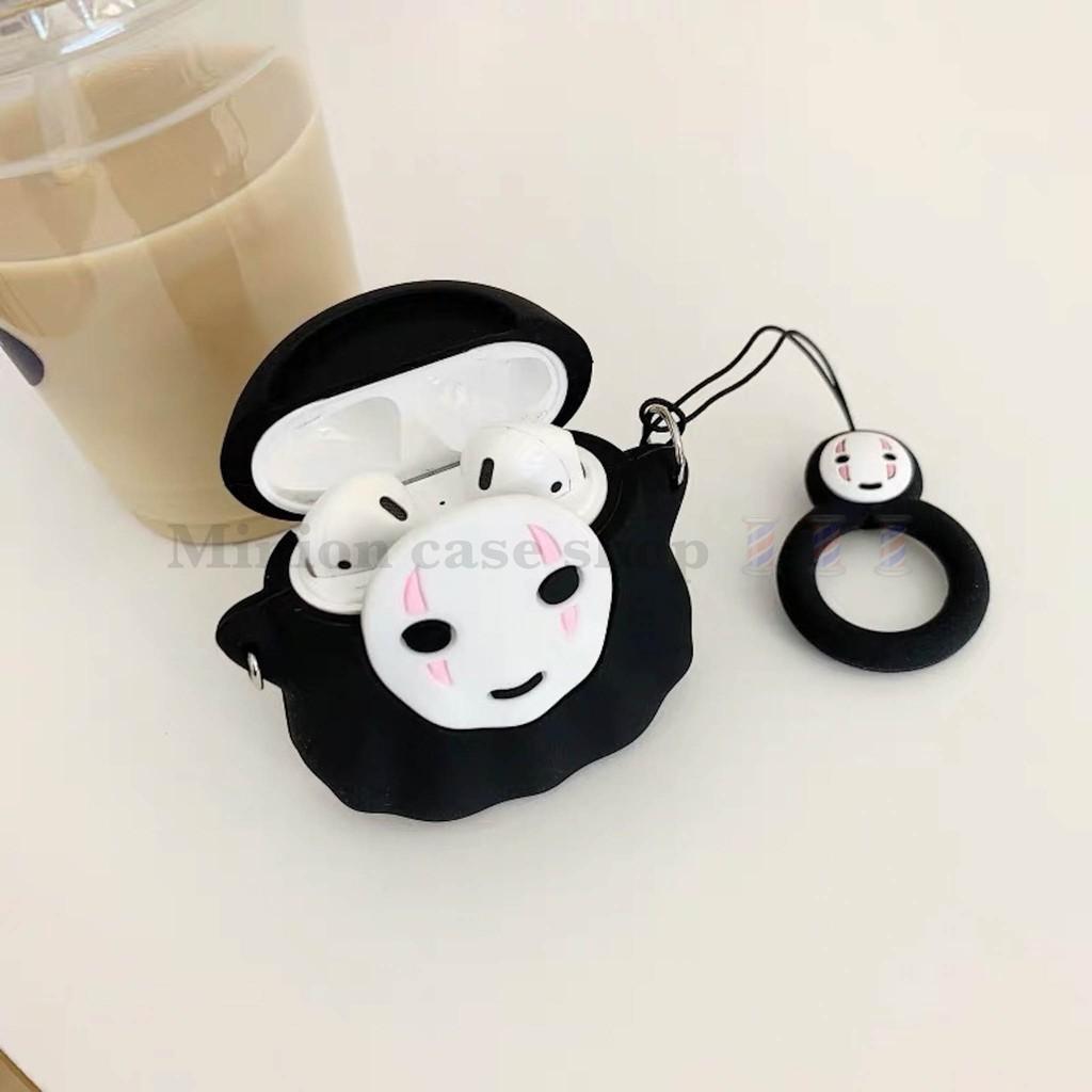 Bao Case Ốp dành cho airpod 1 và 2, tai nghe bluetooth i11,i12, i100, i200, i9s... vô diện lùn silicon 3D