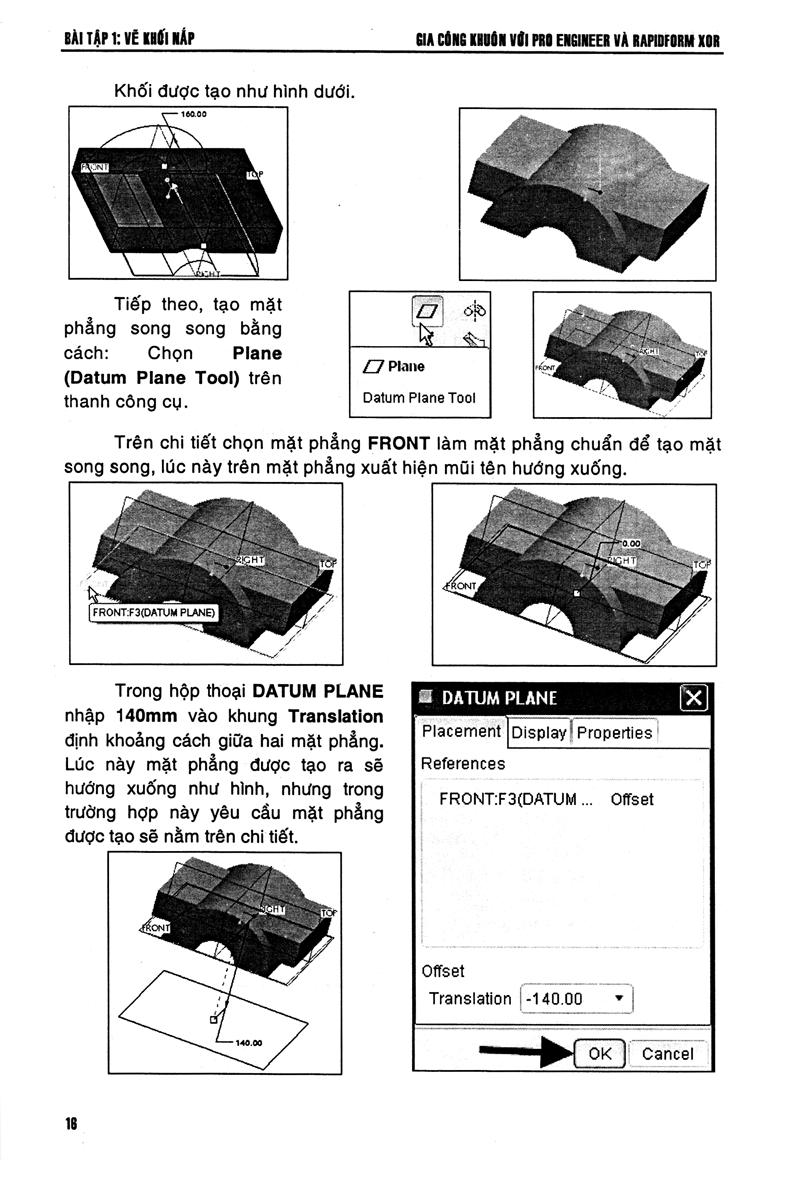 Sách Gia Công Khuôn Với Pro Engineer & Rapidform Xor
