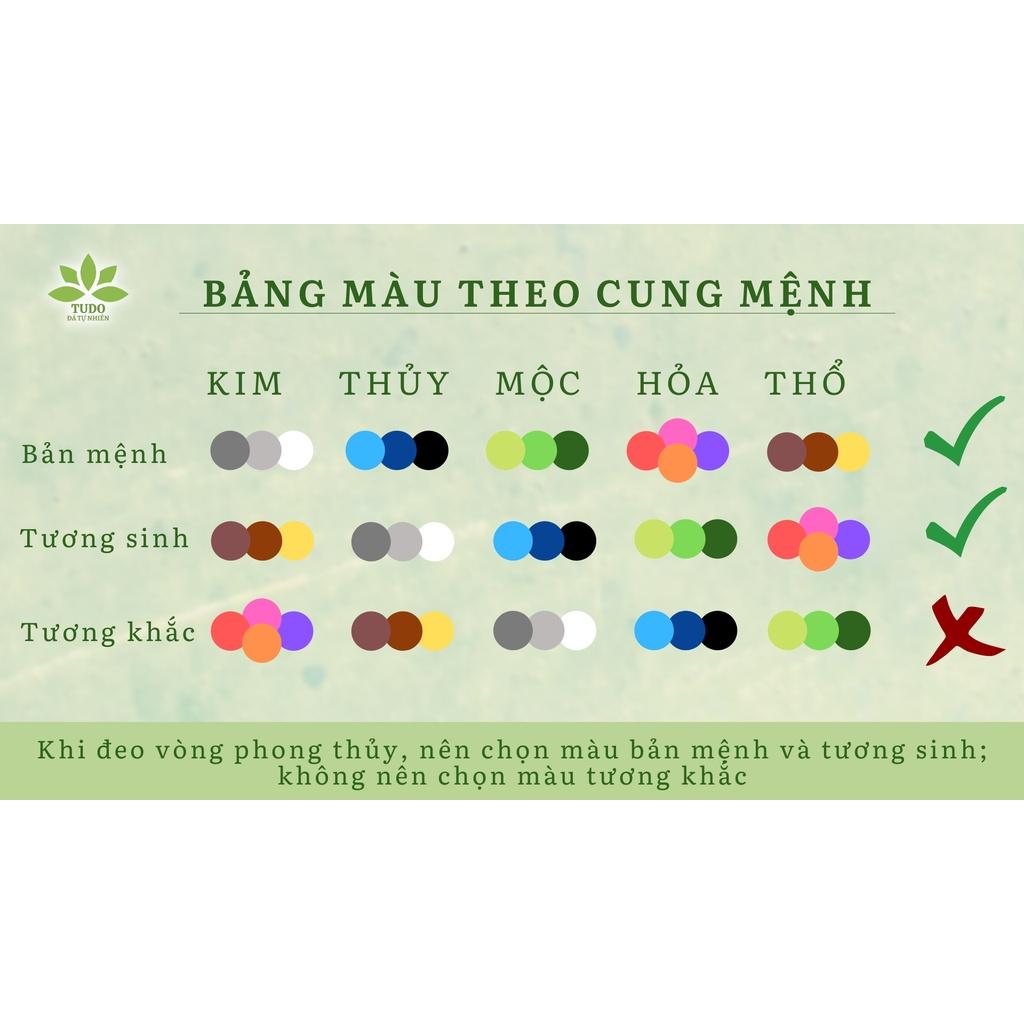 Vòng Tay Nữ Đẹp - Vòng Phong Thủy Mệnh Kim Thủy TUDO VCVMOON AU10K Charm Hồ Ly B25K800