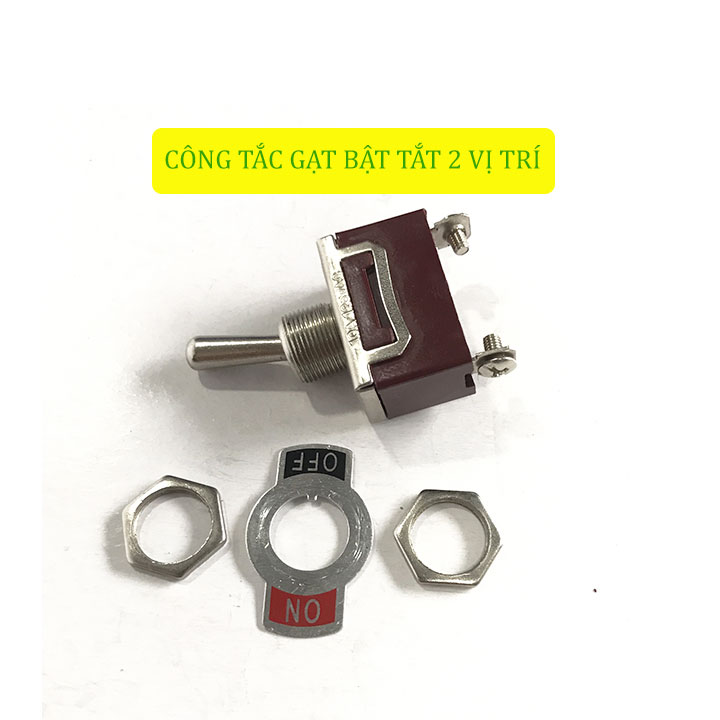 Công Tắc Bật / Tắt 2 Vị Trí ON/OFF 10A 125 vac, 6A 250 vac